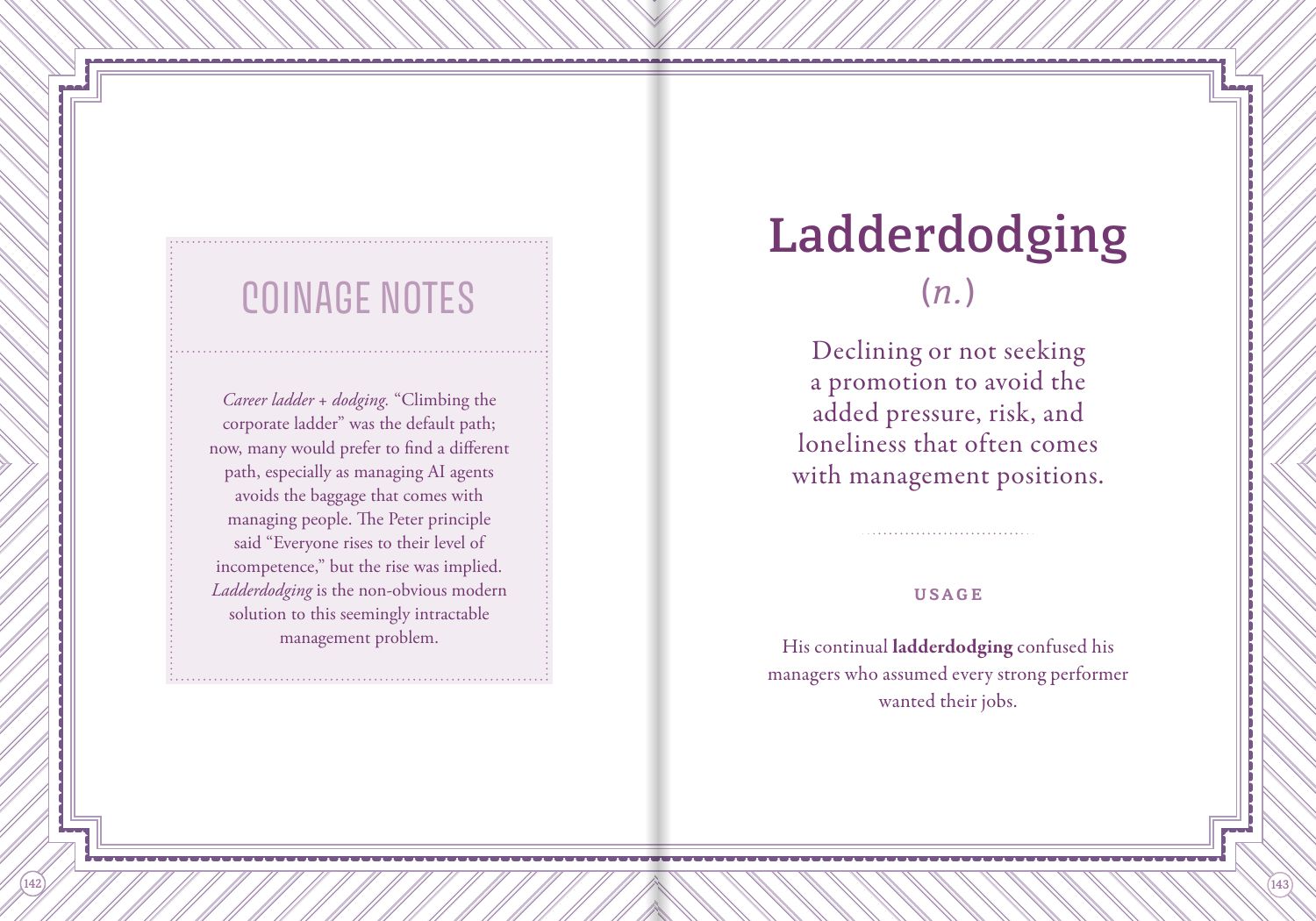 Ladderdodging spread: coinage notes and definition